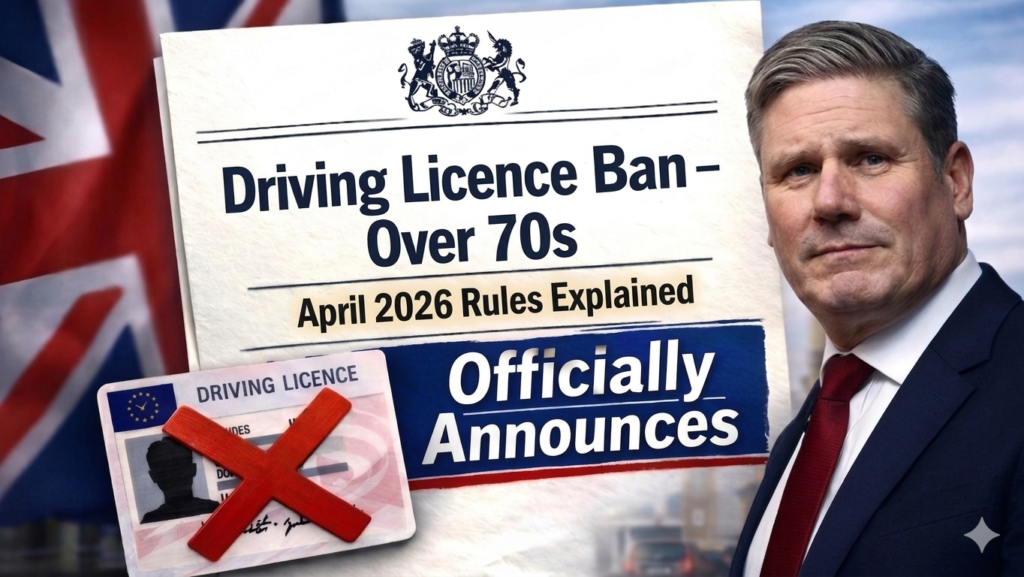 DVLA driving licence renewal over 70
